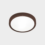 LedsC4 Plafón IP66 Basic Ø260Mm LED 13.5 Sw 2700-3200-4000K Marrón 1396Lm 15-E049-J6-EH