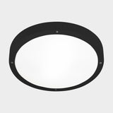 LedsC4 Plafón IP66 Basic Ø360Mm LED 24 Sw 2700-3200-4000K Negro 2750Lm 15-E050-60-EH