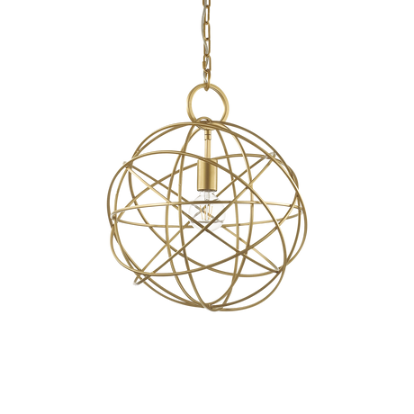 Lámpara colgante Ideal Lux Konse dorado 60W Ø40cm 155968