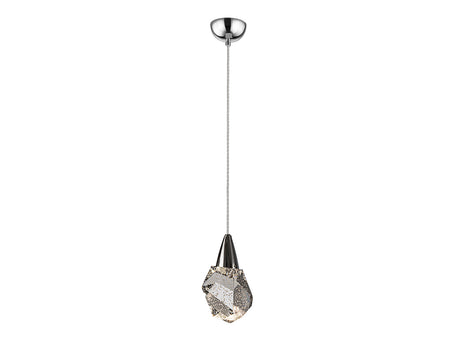 Lámpara de techo colgante Schuller Aquaria 1 luz cromo  - ambiente
