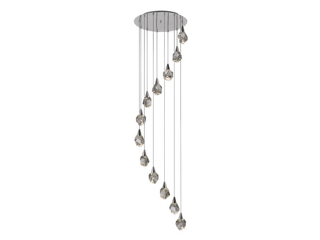 Lámpara de techo colgante Schuller Aquaria grande 12 lu - ambiente