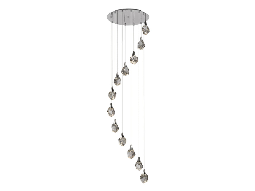 Lámpara de techo colgante Schuller Aquaria grande 12 lu - ambiente