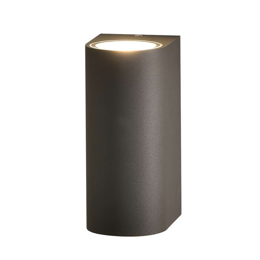 ACB Boj Aplique 16/2015 Antracita Texturado, LED 2x6W 3000K 1100lm, CRI90 IP54, LED integrado A201520GR