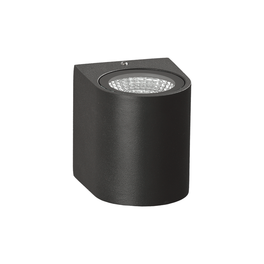 ACB Boj Aplique 16/2040 Antracita Texturado, LED 6W 3000K 550lm, CRI90 IP54, LED integrado A204010GR