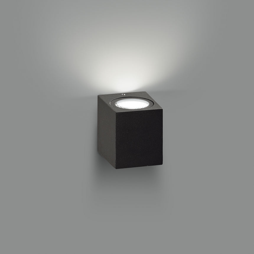 ACB Okra Aplique 16/2041 Antracita Texturado, LED 6W 3000K 550lm, CRI90 IP54, LED integrado A204110GR