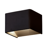 ACB Icon Aplique 16/3089-10 Negro Texturado, LED 8.5W 890lm, CRI90 I, LED integrado, Kelvin 2700K-3000K Slide Switch A3089170N