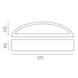 ACB Alba Aplique 16/3386-53 Blanco, LED E14 2x9W, A33863B