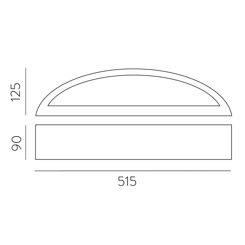 ACB Alba Aplique 16/3386-53 Blanco, LED E14 2x9W, A33863B