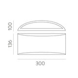 ACB Dana Aplique 16/3387 Blanco, LED E14 9W, A33871B