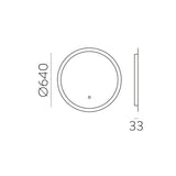 ACB Petra Espejo LED interruptor táctil A380410LB
