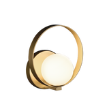 Lámpara de pared aplique ACB Halo oro Tecnico/Opal Ø12cm regulable A3815170ODP