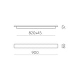 Lámpara de pared aplique ACB Fosca blanco texturado regulable A3833271BDT