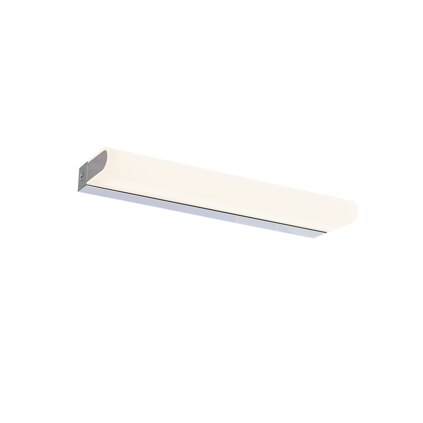 ACB Tesla Aplique 16/3834-35 Opal/Cromo, LED 13.6W 3000K 1100lm, CRI90 I IP44, LED integrado A383410C