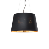 Lámpara colgante Ideal Lux Nordik negro tela 6 luces 360W Ø60cm 161662