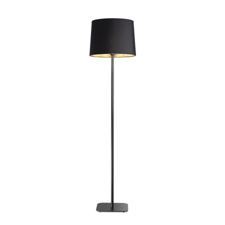 Lámpara de pie Ideal Lux Nordik negro tela 60W 162cm 161716