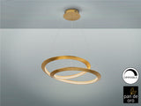 Lámpara de techo colgante Schuller Eternity dorado y or - ambiente
