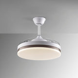 Schuller Vento Ventilador blanco y bronce Diámetro 50 dimable 168311D