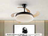 Schuller Vento Ventilador marrón y negro diámetro 50 168328 - vista alternativa