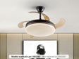 Schuller Vento Ventilador marrón y negro diámetro 50 168328