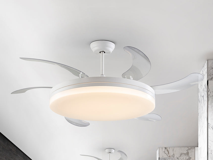 Schuller Vento Maxi White Fan D80/150 Dim 168427