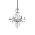 Lámpara colgante Ideal Lux Amadeus transparente cristal y cerámica 6 luces 240W Ø67cm 168753
