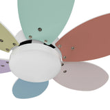 Sulion Ventilador de techo RAINBOW multicolor con luz 1694499