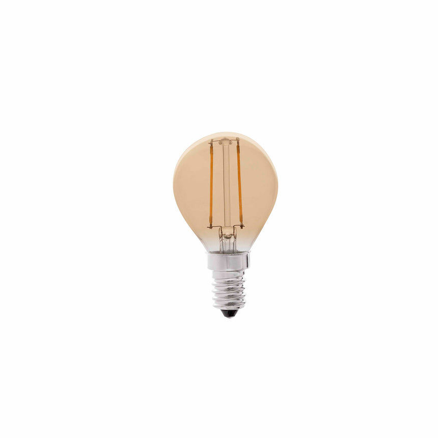 Faro Bombilla G45 FILAMENTO ÁMBAR LED E14 2W 2200K 17413
