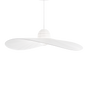 Lámpara colgante Ideal Lux Madame blanco tela Ø110cm 174396