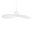Lámpara colgante Ideal Lux Madame blanco tela 60W Ø110cm 174396