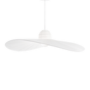 Lámpara colgante Ideal Lux Madame blanco tela Ø110cm 174396