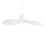 Lámpara colgante Ideal Lux Madame blanco tela 60W Ø110cm 174396