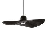 Lámpara colgante Ideal Lux Madame negro tela 60W Ø110cm 174402