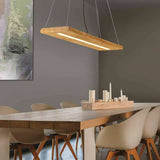 Trio Brad Aplique de pared LED de madera color madera 223790130