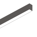 Sistema lineal Ideal Lux Fluo negro LED 36W Ø180,5cm 192567