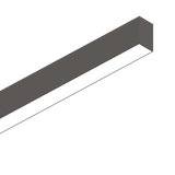 Sistema lineal Ideal Lux Fluo negro LED 36W Ø180,5cm 192628