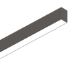 Sistema lineal Ideal Lux Fluo negro LED 2 luces 54W Ø180,5cm 192642