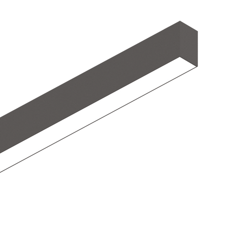 Sistema lineal Ideal Lux Fluo negro LED 2 luces 40W Ø120,5cm 192758