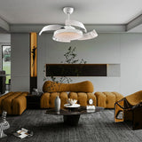 Schuller Enzo Ventilador blanco con aspas plegables dimable 196529D
