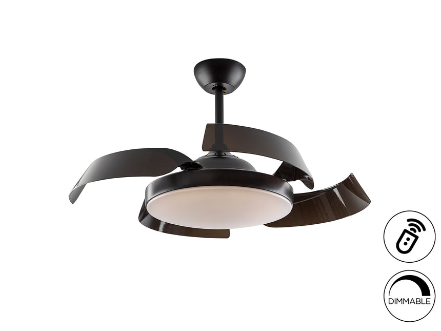 Ventilador de techo Schuller Enzo Negro 196536 — vista ambiente