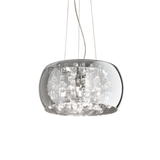 Lámpara colgante Ideal Lux Audi-80 fumé cristal 5 luces 200W Ø40cm 197661