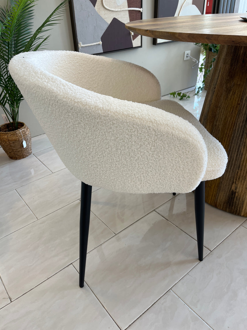 ITEM SILLA TEDDY TEXT/MET BLANCO /ITE217614