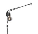 Aplique de pared Trio Line LED negro mate 2700K 200200132