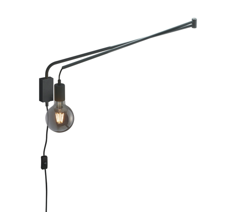 Aplique de pared Trio Line LED negro mate 2700K 200200132