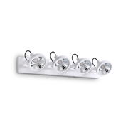 Plafón de techo Ideal Lux Glim blanco 4 luces 200W Ø65,5cm 200217