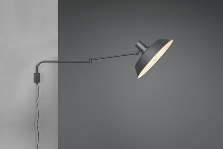 Aplique de pared Trio Bolder LED negro mate 3000K 200300132