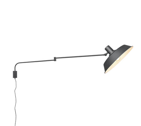 Aplique de pared Trio Bolder LED negro mate 3000K 200300132