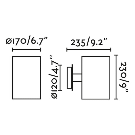 Faro 20031-80 - Dibujo técnico