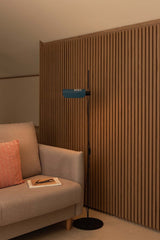 Lámpara de pie salón Faro Martinica E27 azul — ref. 20034-134 (2)