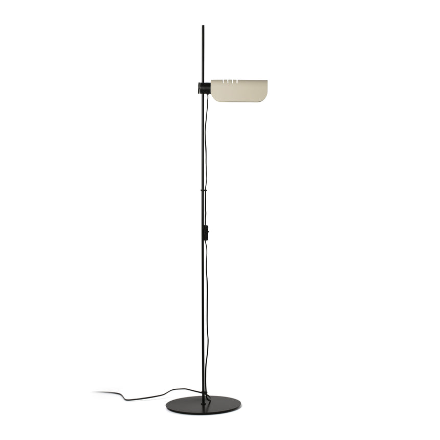Lámpara de pie salón Faro Martinica E27 LED beige 20034-135