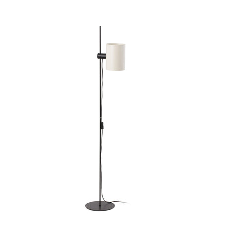 Lámpara de pie salón Faro Guadalupe E27 negro y beige — ref. 20034-80 (1)
